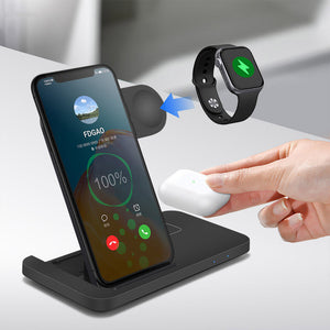 CHARGING STATION- 3 in 1 wireless charger - My Store