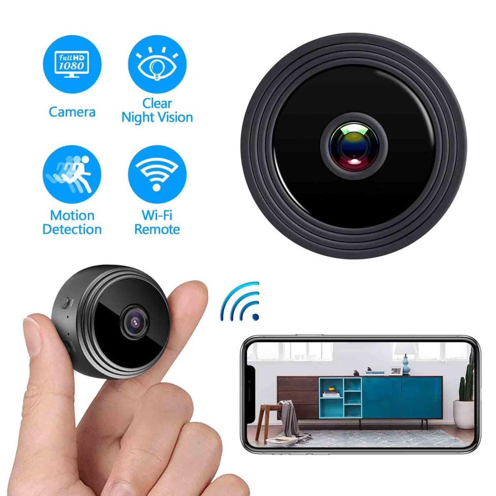 A9 Mini WiFi Camera – Full HD 1080p Portable Security Camera