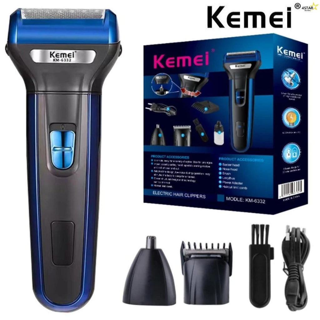 3 in 1 Rechargeable Beard Trimmer Kit