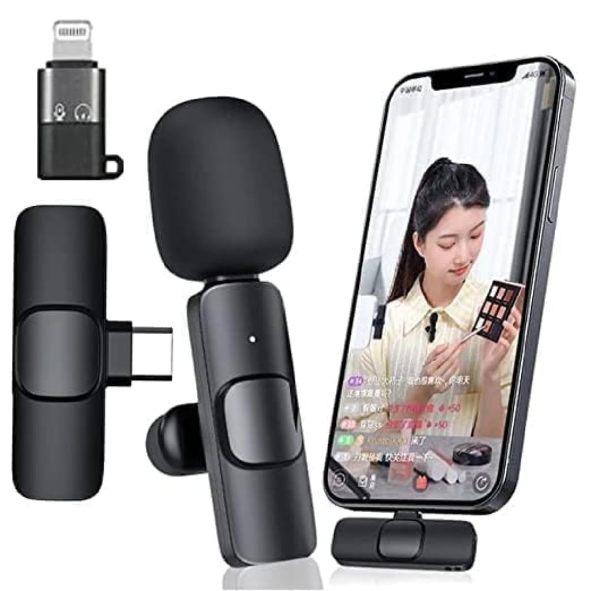 K8 Collar Wireless Microphone Type C Supported