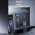 3 in 1 Rechargeable Beard Trimmer Kit