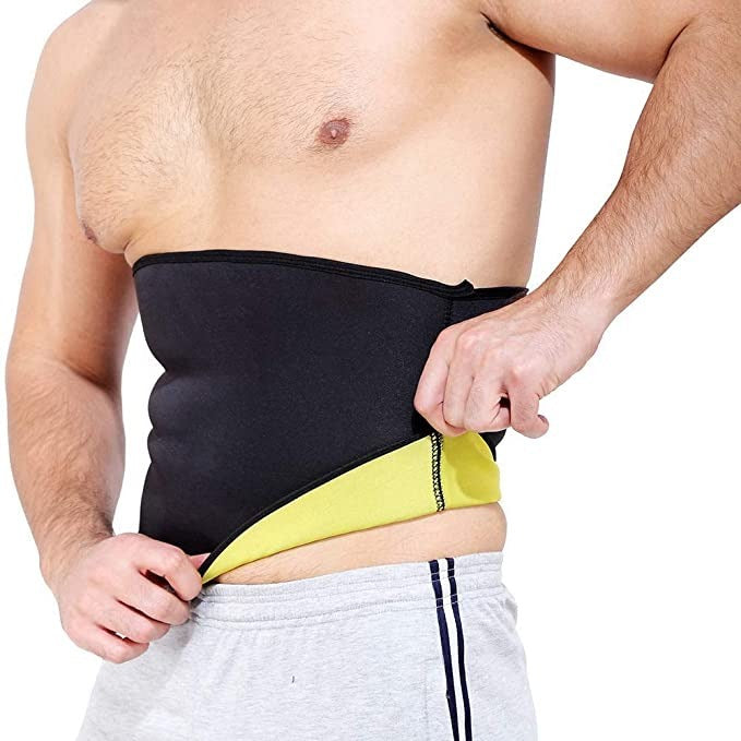 Hot Shaper Slimming Belt 12 Inch for Men & Women – Waist Trimmer Body Shaper with Sweat Enhancing Compression