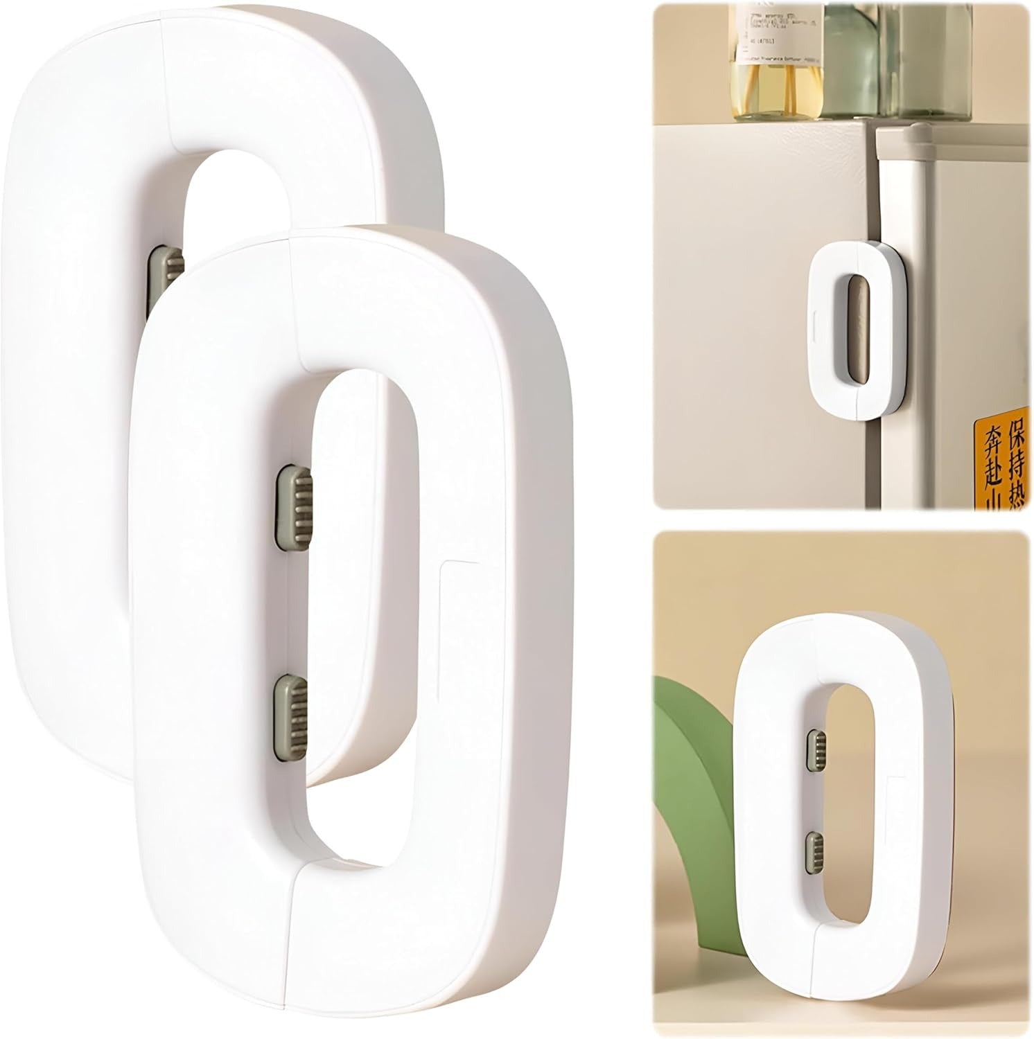 Child Safety Refrigerator Lock, Refrigerator Door Lock, Self Adhesive Freezer Door, Refrigerator Door, Double Safety Button, Home Safe Design, Child Proof Refrigerator Door Lock Multi color
